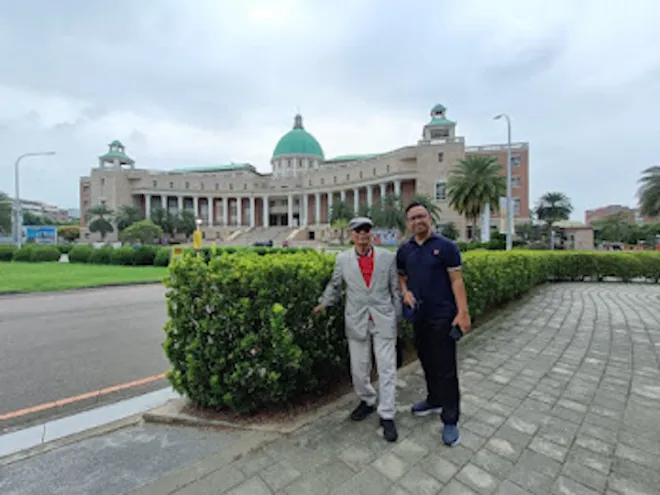 Shofwan karim dan taufiq sekretaris pcim asia university taichung, taiwan may 2024. foto dok ist.