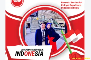 Ilustrasi Foto ucapan Dirgahayu RI dari Perh WA (Dok-Canva)